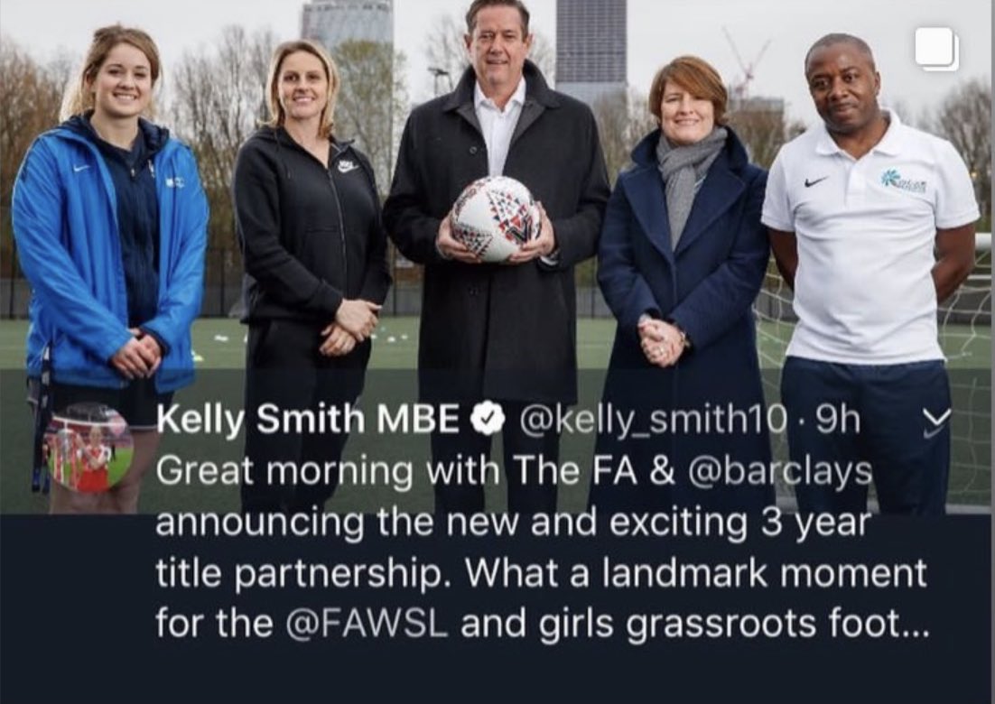 It seems like yesterday that we joined this journey. Exciting times ahead but there are also exciting things already happening up and down the country.
#Lionesses #WEUROS2022 #LetGirlsPlay 
<a href="/IanWright0/">Ian Wright</a> <a href="/EnglandFootball/">England Football</a> <a href="/Lionesses/">Lionesses</a> <a href="/YouthSportTrust/">Youth Sport Trust</a> <a href="/kelly_smith10/">Kelly Smith MBE OLY</a> <a href="/BarclaysFooty/">Barclays Football</a>