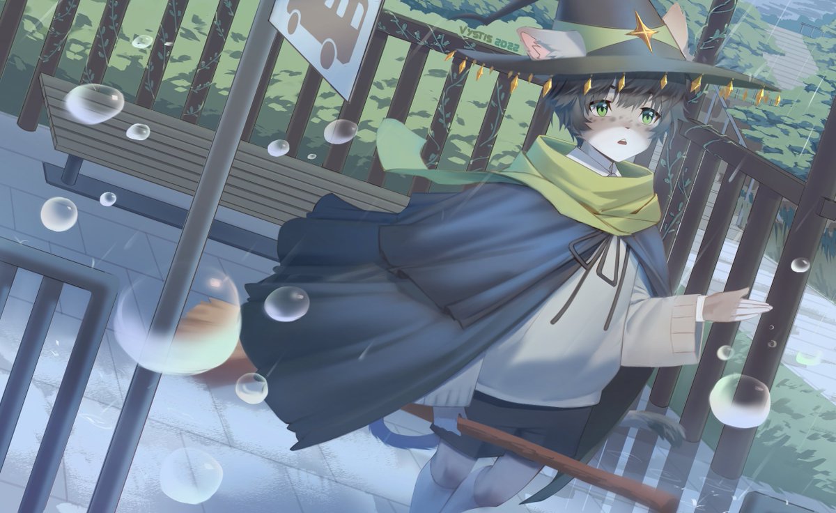 Commission for <a href="/IcarusSkyhawk/">Icarus 💖🇦🇺</a> of their Catboy Mage 

Enjoy&lt;3