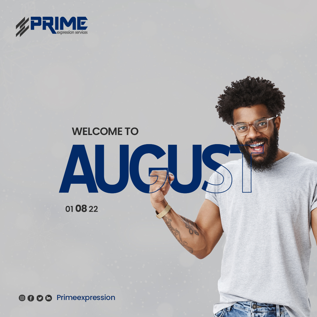 primeexpression's tweet photo. This new month will undo all of the negativity of the previous months and bestow upon you an abundance of positivity, making your life even more fabulous than it was. Wishing you all the best in the new month.
#primeexpression #August #newmonth #August2022 #bposolution https://t.co/STbST0GucA