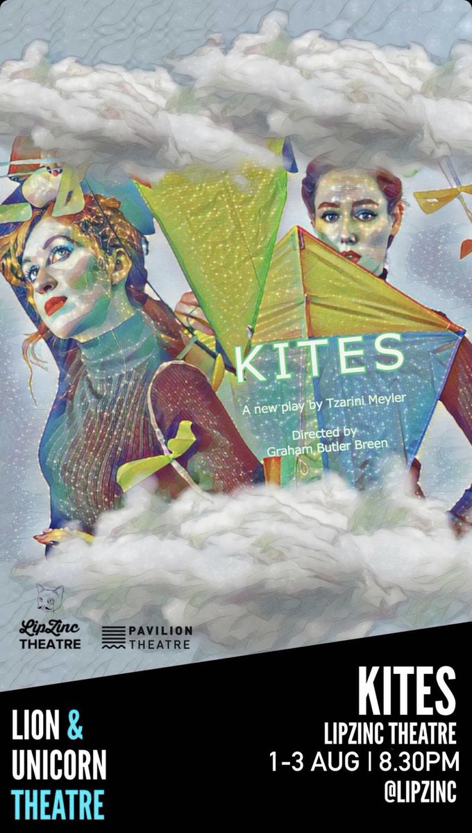 TzariniM's tweet photo. My new play #KITES debuts at 8:30pm tonight @LandUTheatre for @CamdenFringe 🪁 @lipzinc is super excited to invite you into the world of Kitty and Angel. #newwriting #camden #irishdrama #femaleplaywright #lipzinctheatre #kitesplay #EdinburghFringe https://t.co/veSGoRCqqG