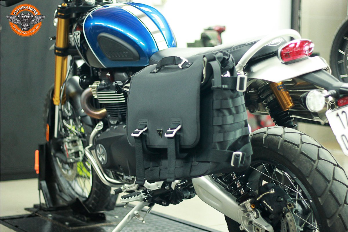uc_ngai's tweet photo. #triumph #scramber1200 #motorservice #Harleydavidson #top1 #triumphbag https://t.co/w8NE0qrCp5