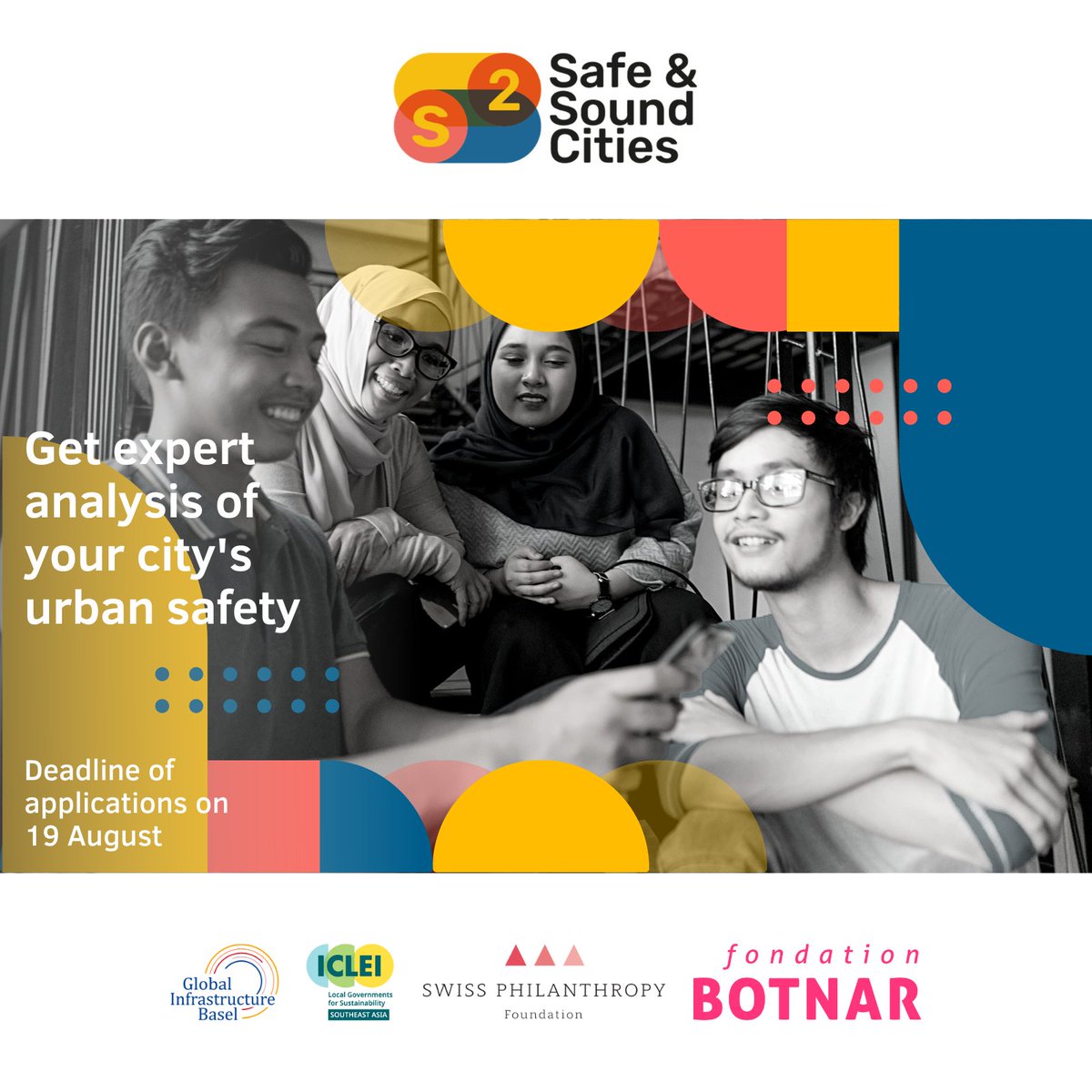 icleiseas's tweet photo. Making cities safe for the youth starts with understanding the urban safety status quo. The @s2cities program will provide participating cities with expert analysis and other support: https://t.co/sOOxU5XFat. Deadline of applications is on 19 August.
#SafeAndSoundCities https://t.co/LdSb2yZ2ph