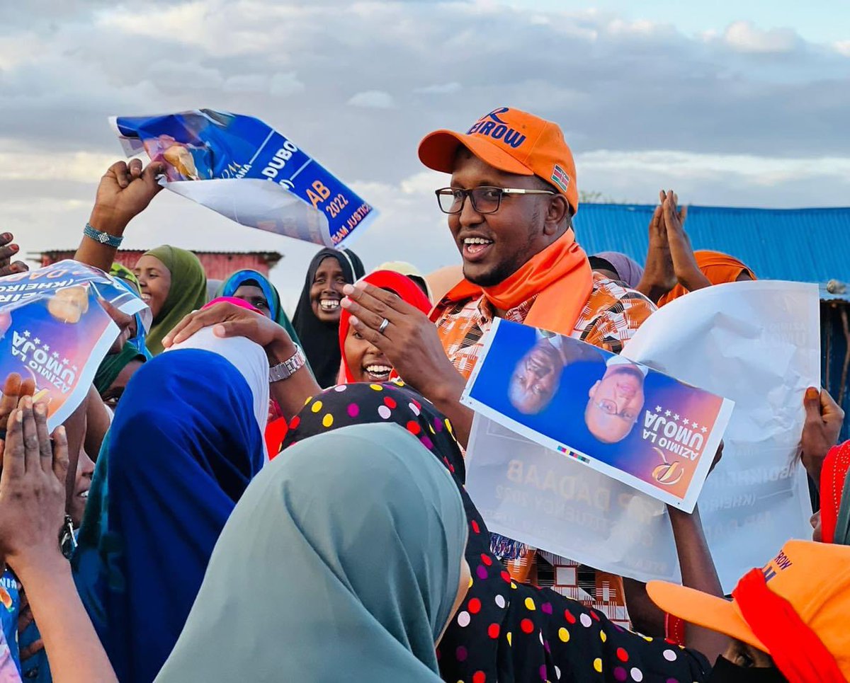HonDubo's tweet photo. It’s not the years that passed which matter to DADAAB. The TIME ⏰ is now to TRANSFORM Dadaab. From Hagar Bull to Liboi tuko pamoja. 

Vote for me on 9th August for a better &amp; developed Dadaab. Vote Raila-Martha for a better &amp; developed Kenya 🇰🇪. #VoteBlue . https://t.co/4wFuODqkWA