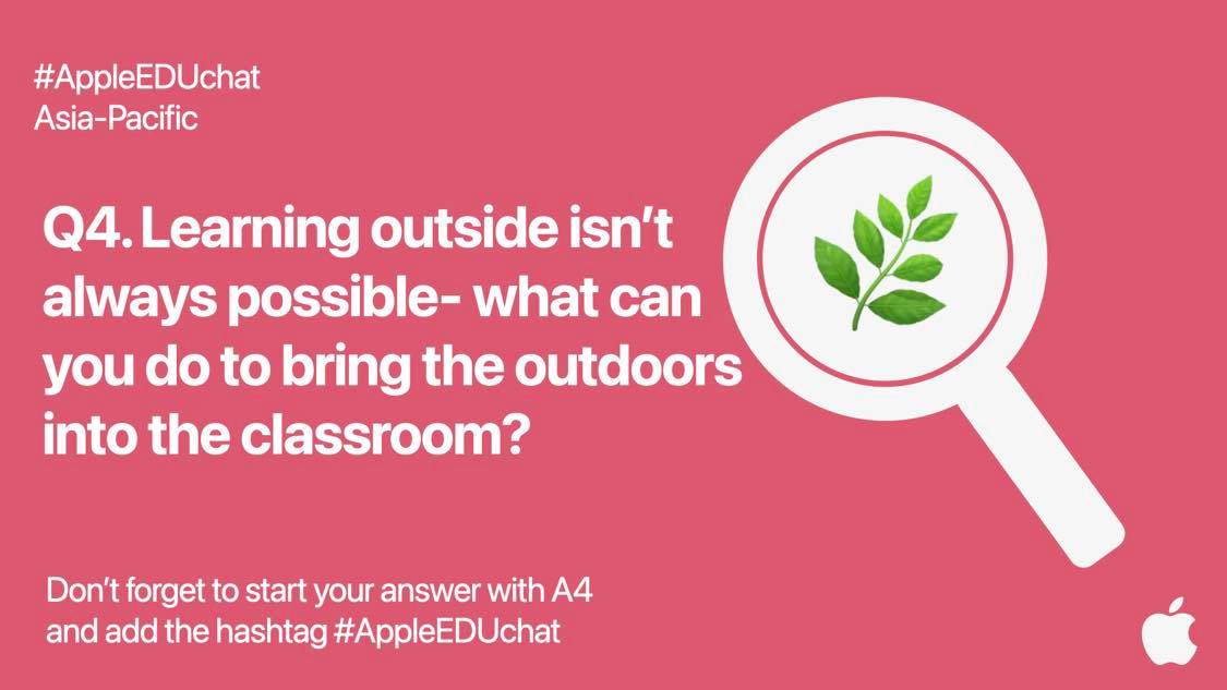 Great discussion so far team, let's keep it rolling! #AppleEDUchat