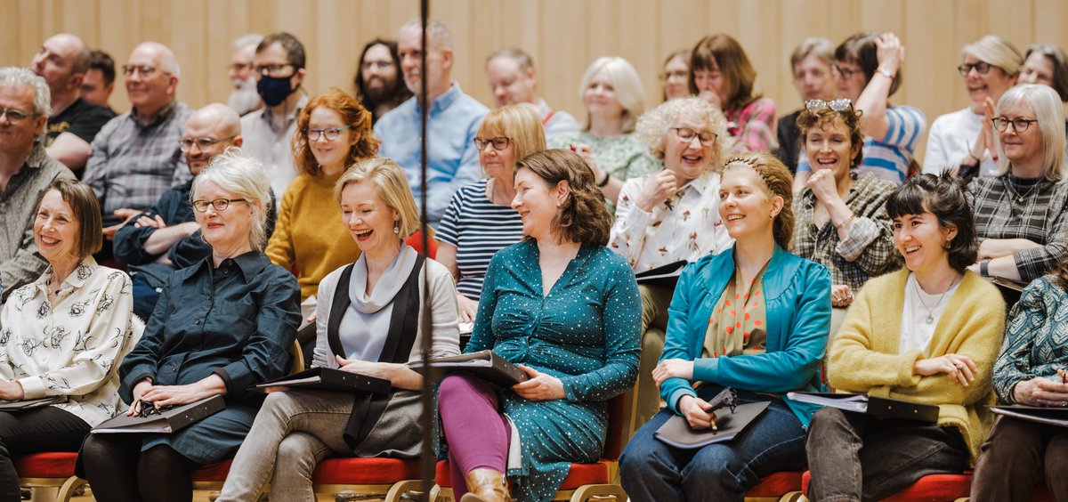 GSAChoir's tweet photo. We are delighted, for the first time in three(!) years, to be able to host our annual open rehearsal ahead of our 2022:23 Season - which features our most ambitious project to date, @ComposeherUK.
1/? https://t.co/cYJW9bR5nA