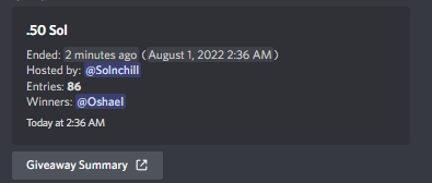 SolanaDiceWars's tweet photo. 0.5 $SOL already given away to 1 lucky holder in discord 👀🎉

LETS DO MORE

PROOF: https://t.co/fnYXP01gOz https://t.co/BnBVX4JOoI