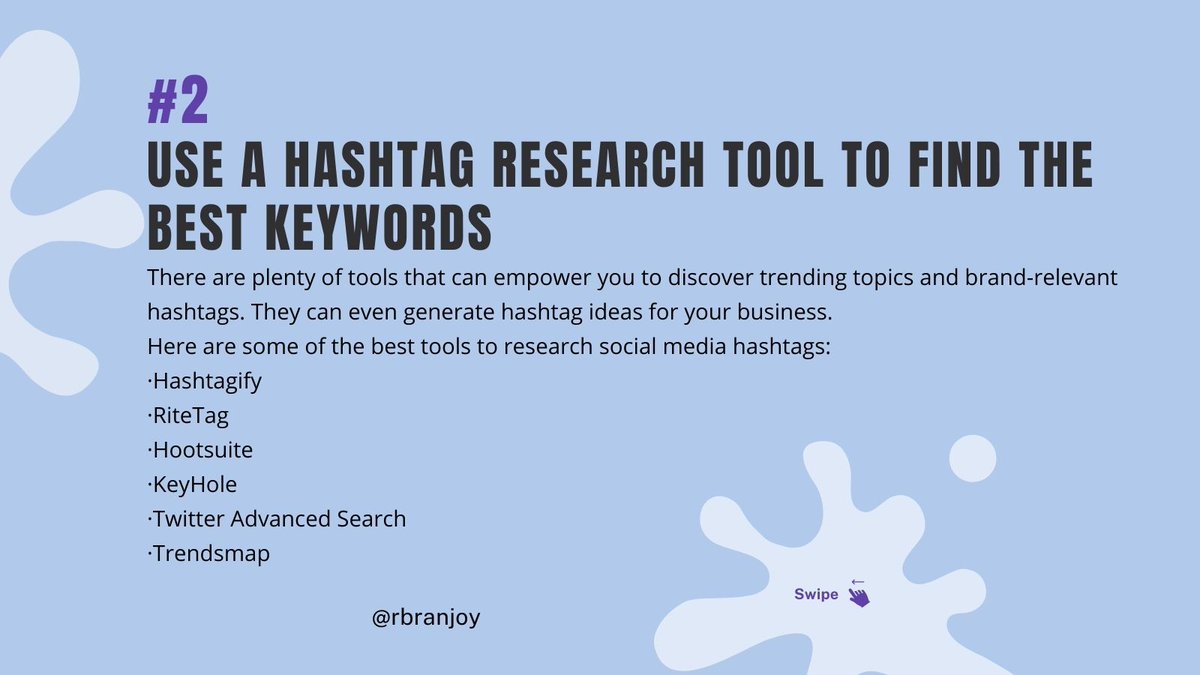 rbranjoy's tweet photo. Here's a primer on how hashtags play an important role in social media.
Since a hashtag marketing strategy is so important, it is ideal to look at ways to improve.

#social #socialmedia #Tips #Hashtag https://t.co/MMnFfmmcGt
