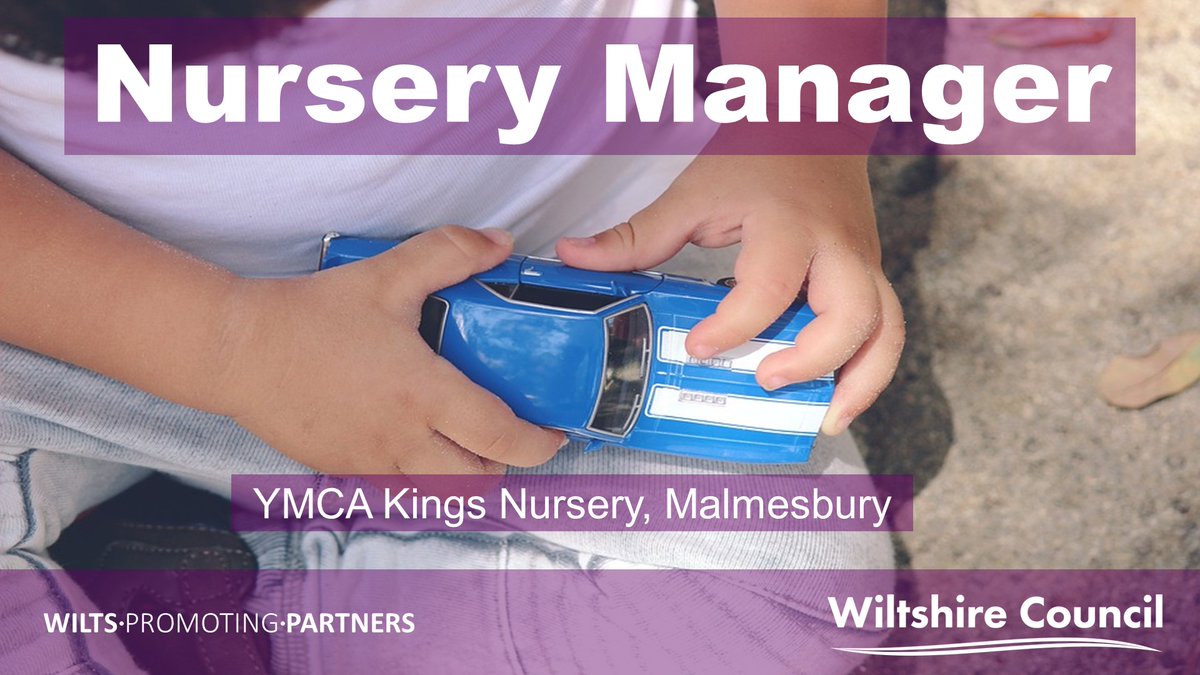 The successful candidate will lead, manage and inspire the provision of exceptional childcare in a child-centred environment in which children of preschool age are cared for in a safe, nurturing and stimulating way: jobs.wiltshire.gov.uk/details#!/refe…

Closing date: 30th August