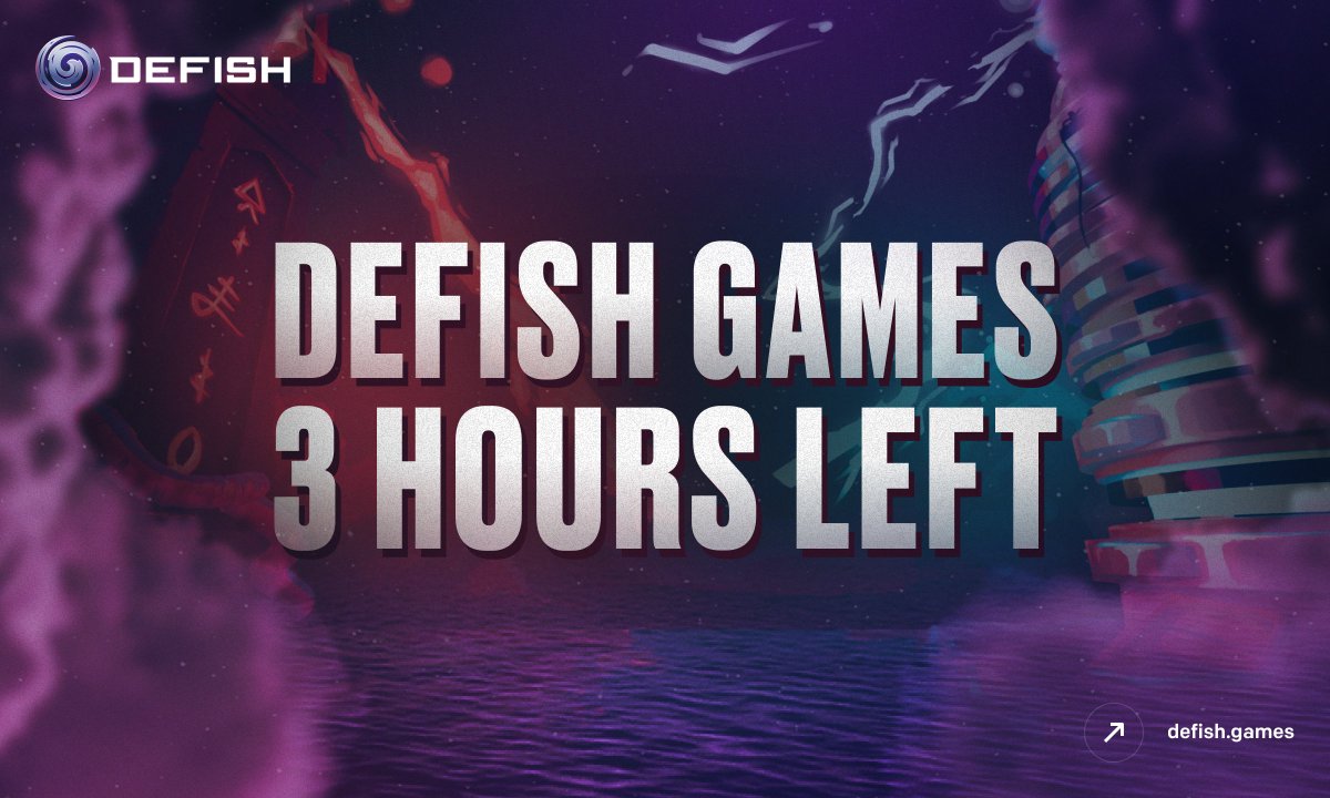 WorldOfDefish's tweet photo. DEFISH GAMES - REVEAL - IN 3 HOURS

🙌 You have no idea the scale of the project that awaits you. 
Stay tuned, it’s worth your attention and time!

Show us your love before the important launch for us ❤️ https://t.co/fOlQjnraV6