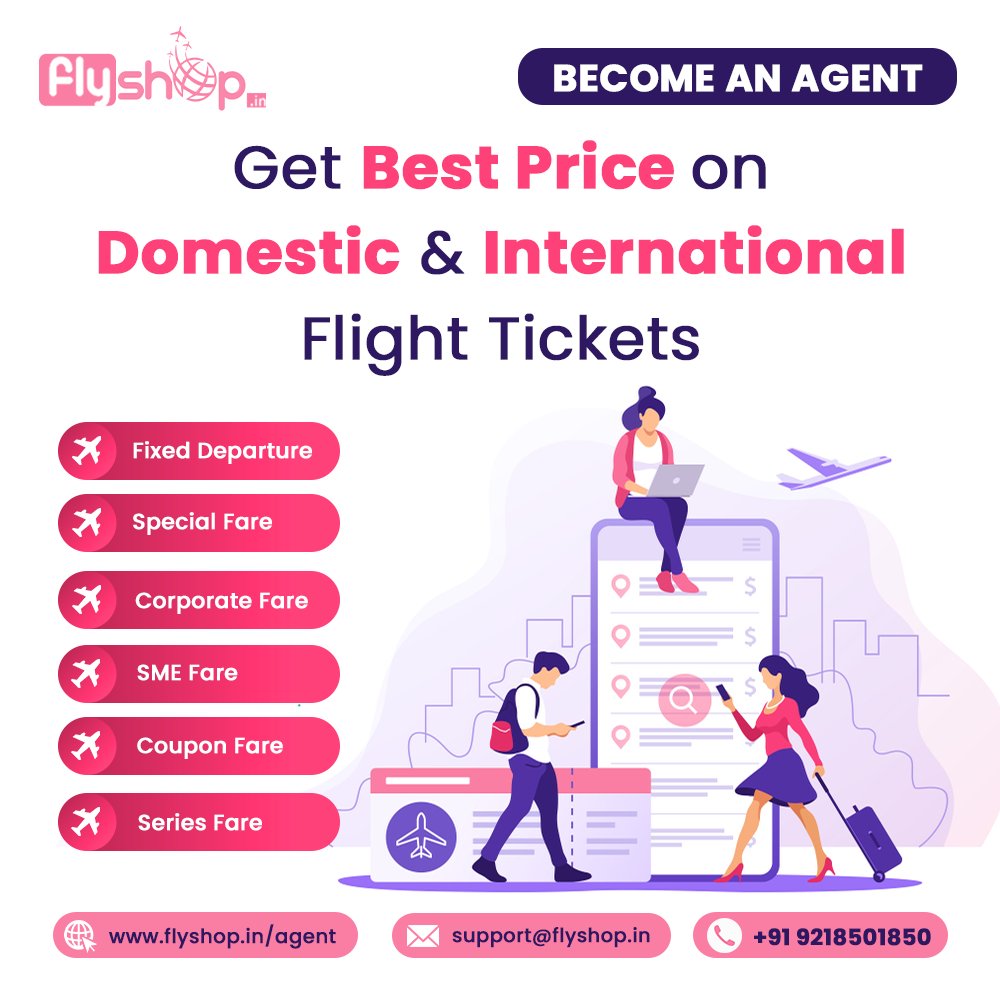 flyshop_in's tweet photo. Get best price on domestic &amp; international flight tickets.
https://t.co/kwGFkOQoKM
https://t.co/U0bkYhRwN7
https://t.co/BfD3tj7AlZ
https://t.co/wjrtLoXrGx
call us at: 91 92 1850 1850
#domestic #international #instantb2b #b2bmarketing #agentservice #uploadlogo #realtimebooking https://t.co/USUIakoi02