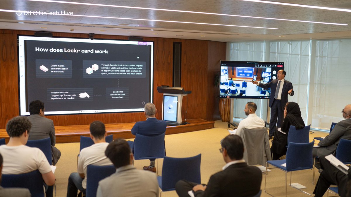 InnovHubDIFC's tweet photo. We had a thrilling Speed Meeting Session where 7 of the participating Sprint A startups had the chance to pitch to the @ADIBTweets at ADIB Headquarters in Abu Dhabi for the #2022Acceleratorprogramme. https://t.co/PmHVfwyBGj