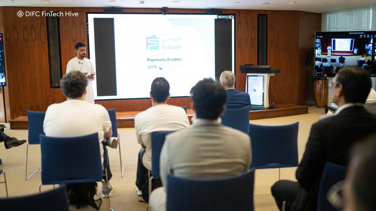 InnovHubDIFC's tweet photo. We had a thrilling Speed Meeting Session where 7 of the participating Sprint A startups had the chance to pitch to the @ADIBTweets at ADIB Headquarters in Abu Dhabi for the #2022Acceleratorprogramme. https://t.co/PmHVfwyBGj