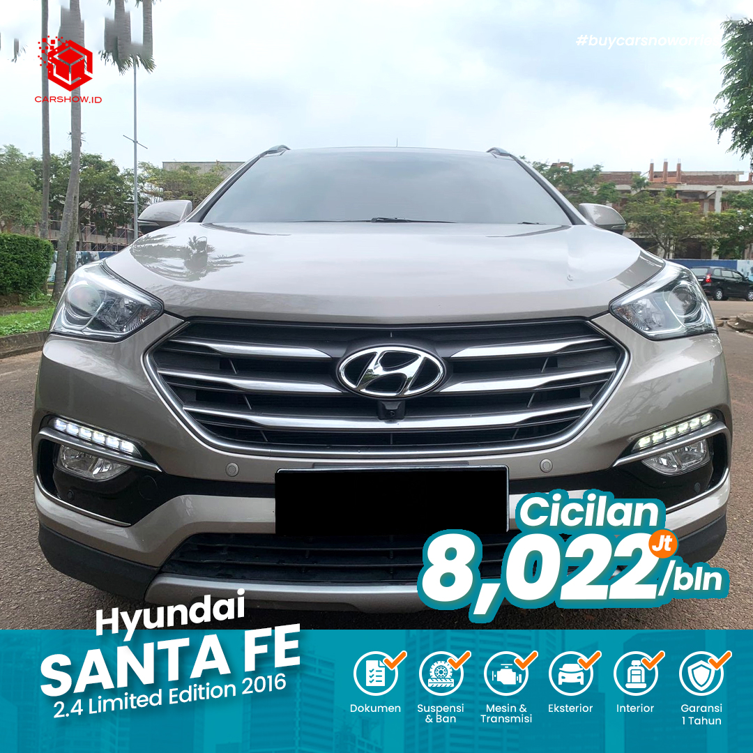 CarshowId's tweet photo. Hyundai Santa Fe 2.4 Limited Edition Bensin AT 2016

Harga Kredit : 310jt
Harga Cash : Hubungi WA

Detail Mobil :
https://t.co/PlBMEzqfLL

Hubungi WA :
https://t.co/954QJujkD5

Instagram Carshow :
https://t.co/xjlLnPJ8d6

Download Aplikasi Carshow :
https://t.co/WSzG91mYIw https://t.co/2h3OkD9vMm