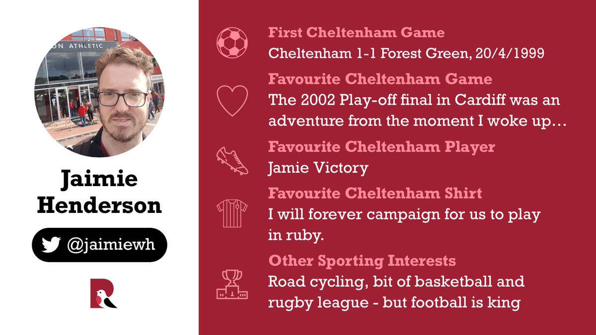robinstrust's tweet photo. We thought you might like to know who the current @robinstrust board members are, starting with Jaimie(@jaimiewh).
Jaimie has recently been working incredibly hard on the new supporters ground guide, which you can find here;
https://t.co/Pl7RxSKjj5
#RobinsTrust #CTFC https://t.co/Pbm0YbikIC