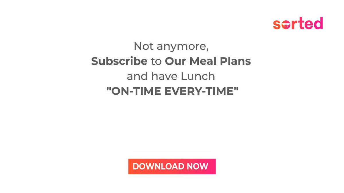 SortedClub's tweet image. You may not have the energy to cook every day but imagine enjoying freshly made food ready for you after a long tiring day

Download Sorted and take the first step towards a healthy life
#Sortedclub #sortedkolkata #lifeinorder #sortedfood #kolkata #app #foodie #android #playstore