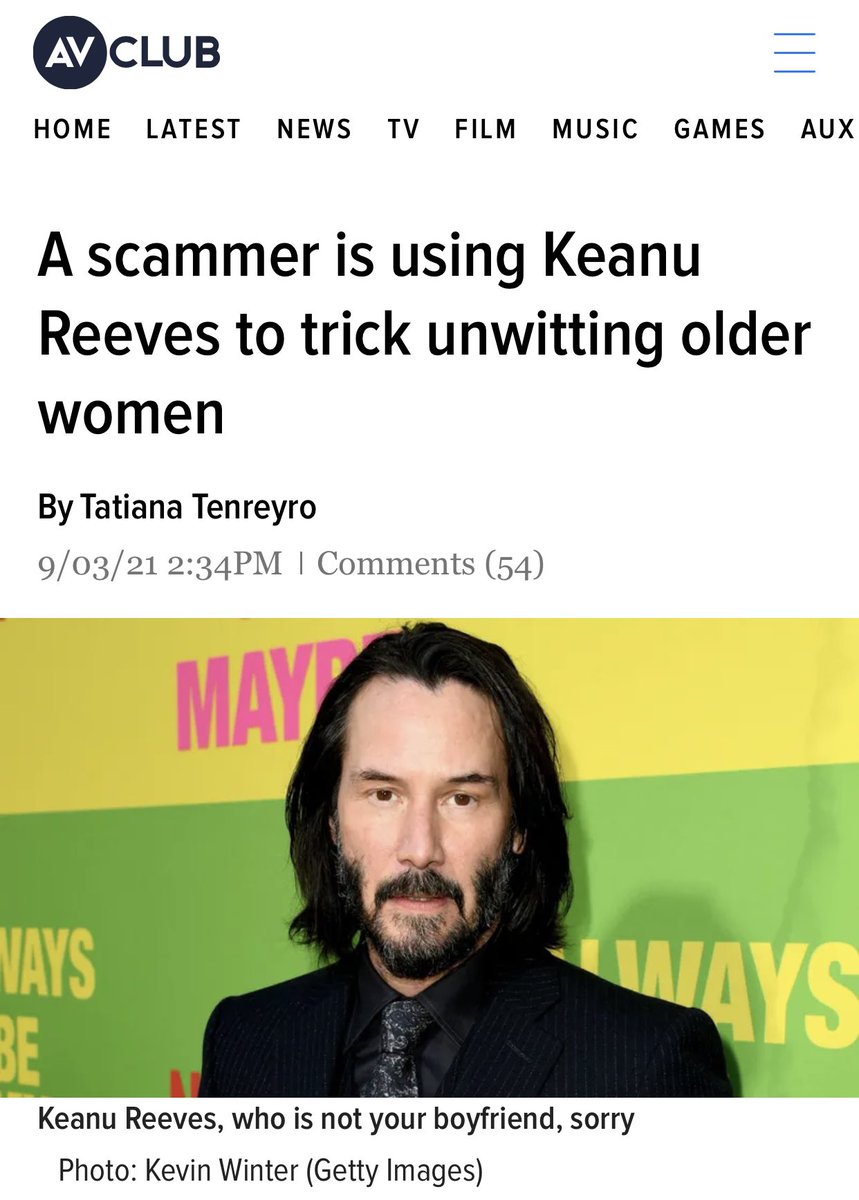 Jessica07476852's tweet photo. #keanureeves al enviar por medio de Cheryl una declaración tardía acerca de los scammers fue una burla. #keanu y #alexandragrant luego informan ser parte de un fraude con los NFT. #NFTProject #flufword #futureversefundation #ponzischeme https://t.co/O0gYNUivBs