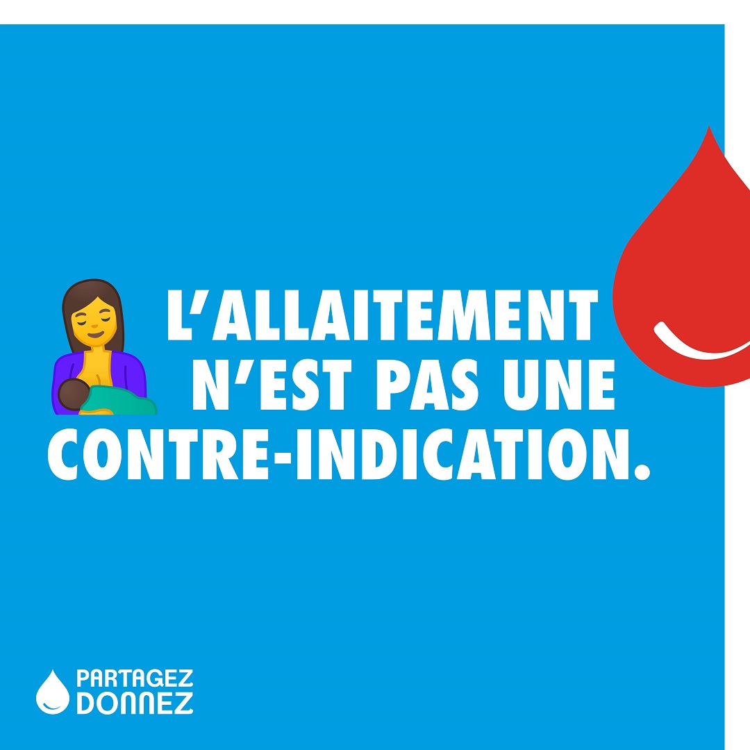 Petit rappel utile en cette semaine mondiale de l'#AllaitementMaternel 🤱
Les femmes enceintes en revanche, ne peuvent pas donner leur sang pendant la #grossesse et les 6 mois qui suivent l'accouchement pour éviter tout risque de carence en fer !