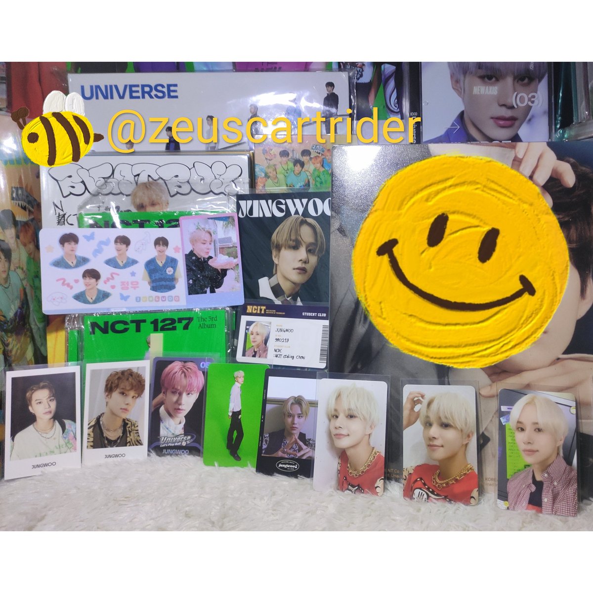 snoopy_seng's tweet photo. ┗(•ˇ_ˇ•)―→ Hello @zeuscartrider 🐝
Dumating na baby Jungwoo ko! 🤗

Super thank you talaga bestie (feeling close yarnnn). Grabe super worth it ng mga 'to! tapos grabehan pa yung freebies mo, pati packaging. Tysm also sa advice sa pagko-collect. Aalagaan ko to! #ThankZeusPo https://t.co/gLg86xpBEs