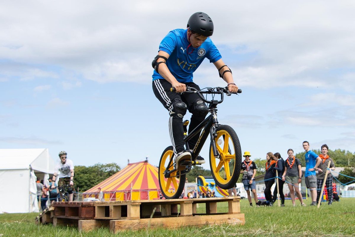 Chamboree's tweet image. Scouts and Guides enjoying the activities on site! #chamboree