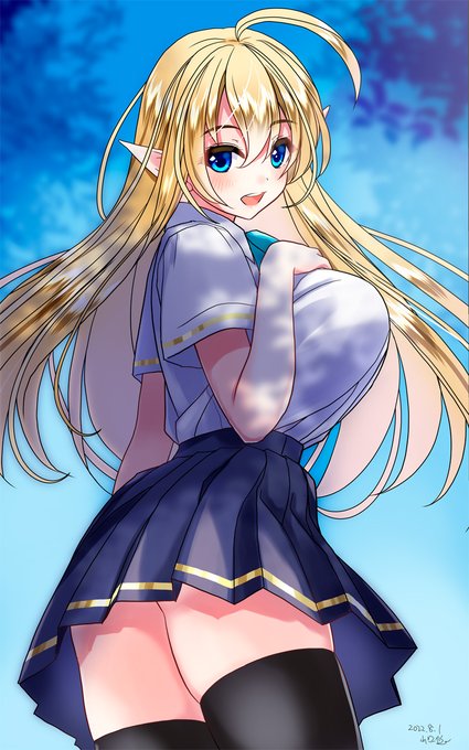 エルフJKと夏#オリジナル 