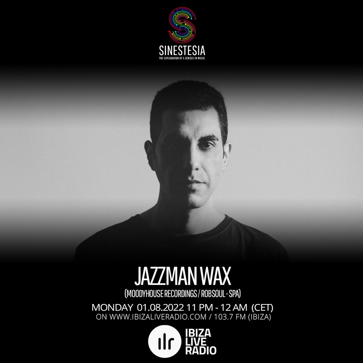 This night can listen to me live from <a href="/ibizaliveradio/">IbizaLiveRadio.com</a> 
Many thanks to #sinestesiaradioshow for giving me the opportunity for show to everyone my music. #housemusicisafeeling
Peace &amp; ❤️
Jazzman Wax