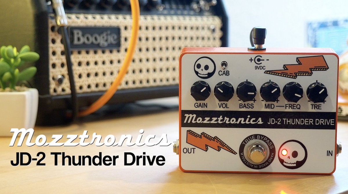pedaloftheday's tweet photo. NEW DEMO DAY! Head to our YouTube channel for the FULL video as we explore the #Mozztronics JD-2 Thunder Drive! π
https://t.co/bxuUuIInV7
#pedaloftheday #effectspedals #pedalsandeffects #thunderdrive #preamp #overdrive https://t.co/4cPGyOM0Cf
