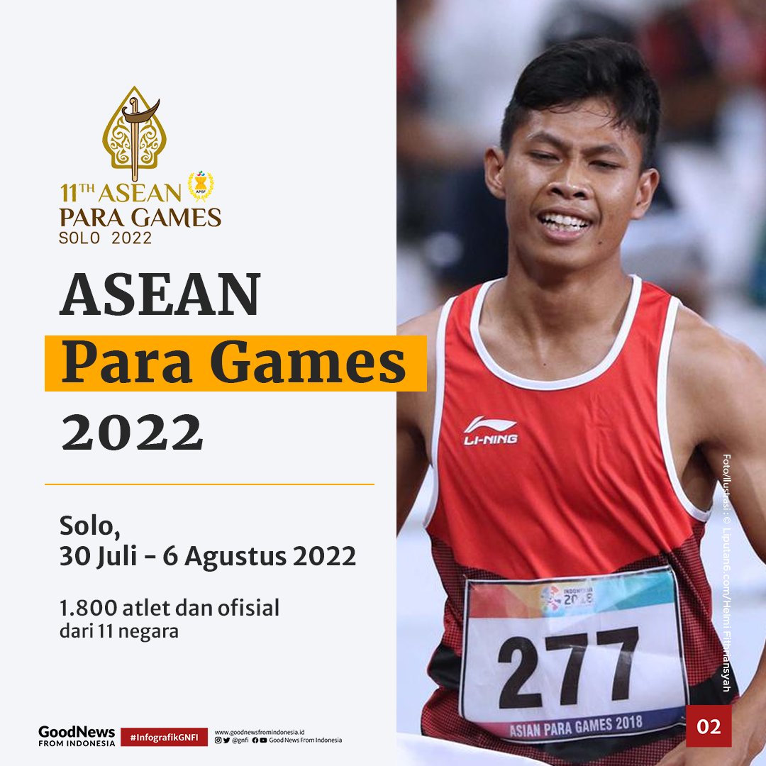 Kabar dari ASEAN Para Games 2022 

#aseanparagames2022
#ASEANPG2022