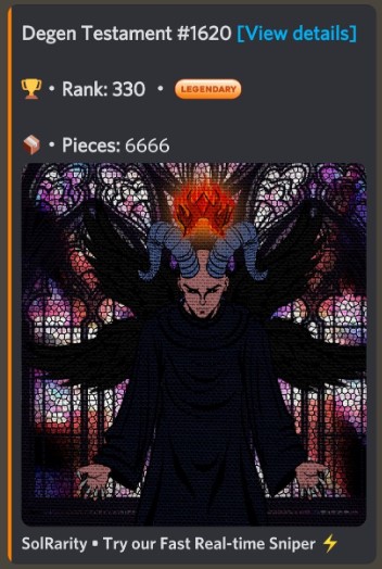 PumpExtra's tweet photo. #DegenTestament  #DegenSummer #DegenSeason #LFGTEST #TESTAMENTISH #Devilish #Saintish

@DegenTestament

$SOL #NFT #NFTCommunity #NFTs #Metaverse #DeFi #P2E #GameFi #Peace #SolanaSummer #SolanaNFTs #DAO https://t.co/17Ku5GuClM