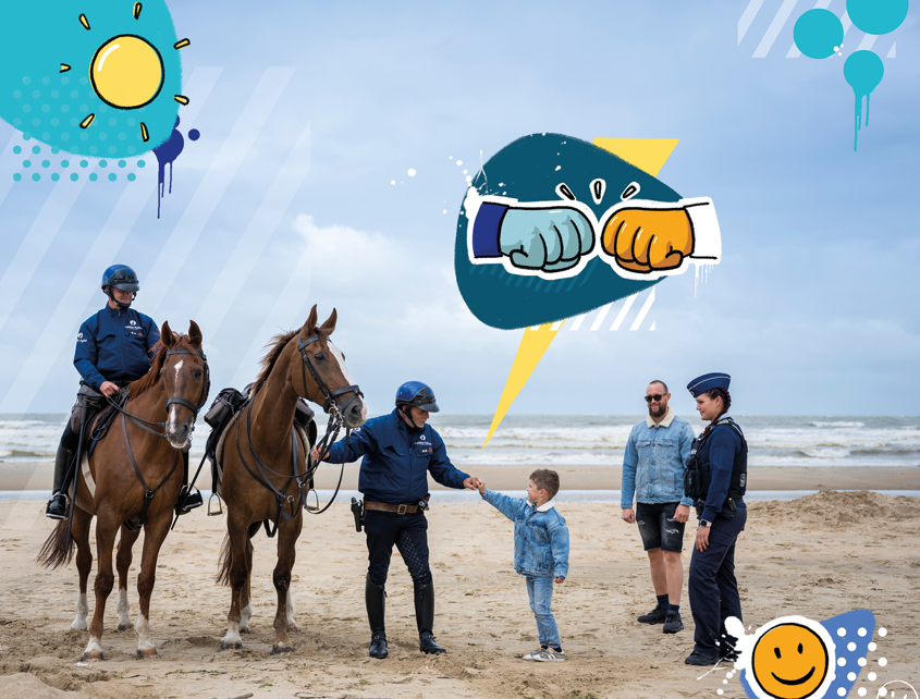 federalepolitie's tweet image. In augustus staat de Politie te paard in de schijnwerpers van onze campagne voor #WederzijdsRespect. Focus op de relatie tussen mens en dier en de impact die deze heeft op de veiligheid en gezondheid van de burgers. 
politie.be/5998/nl/nieuws… @besafebel