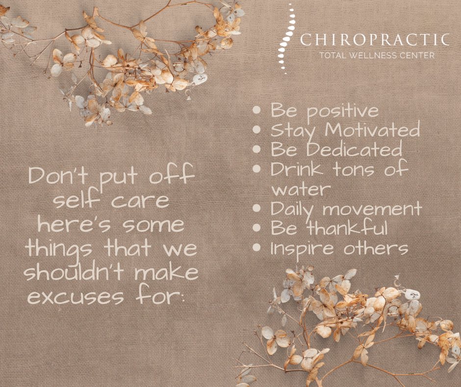 chiro_totalwell's tweet image. Remember to take care of yourself, you can’t pour from an empty cup. Each new season is a chance to restart. New month New you. #PositivemindSet  #halffullorhalfempty #BeMotivated