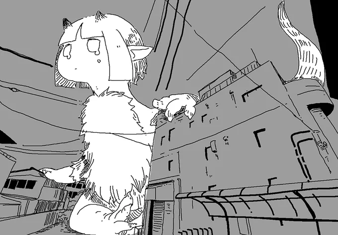 よるらくがき 