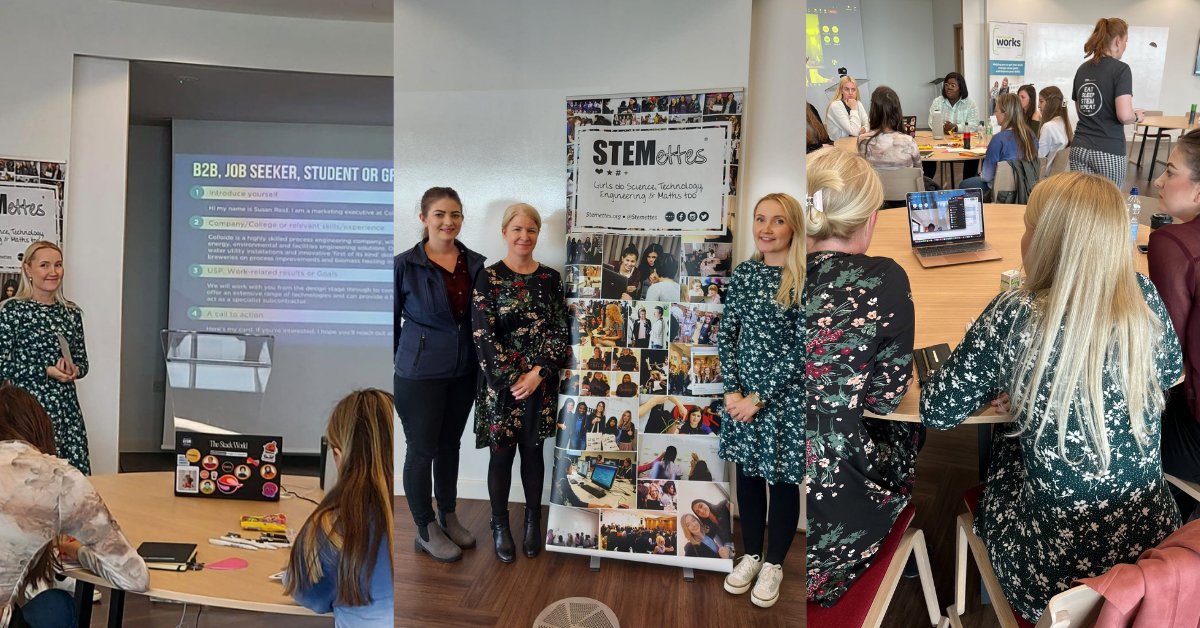 Colloide's tweet photo. #TeamColloide attended @STyneWorks Leadership Academy last week, part of the #STEMettesSouthTynside programme.
It was a great day focused on important soft skills for future #STEM careers. It was lovely to volunteer alongside @amazon, @STyne_Council and @CellPack.
@Stemettes https://t.co/619CIlMISm