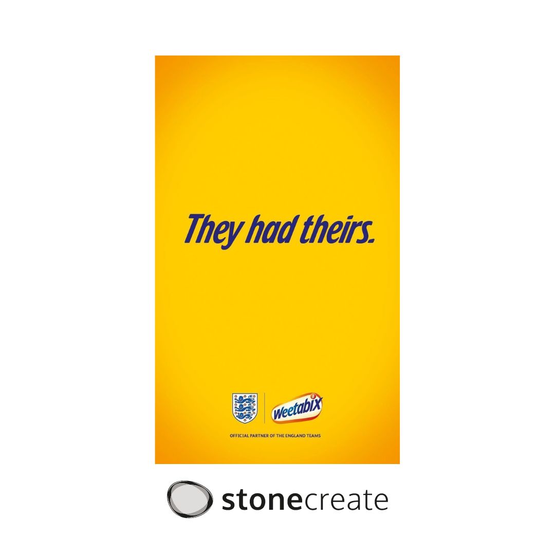 StoneCreate's tweet image. Well done to the @Lionesses you've done the country proud!

Checkout some off our favourite reactionary marketing campaigns...