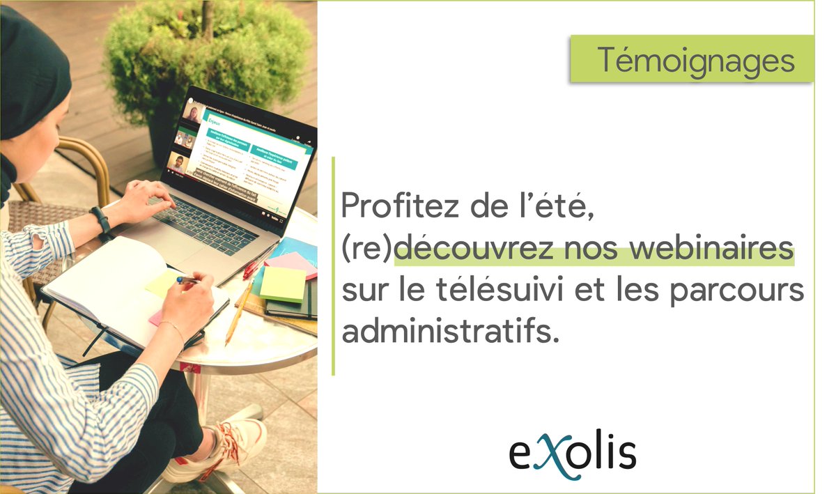 Un peu de temps calmes durant l'été ? Visionnez nos retours d’expérience clients ☀😉
-      Pré-admission et paiement, <a href="/polesantestjean/">Pôle Santé St Jean</a> 
-      Circuit administratif, <a href="/GHTLimousin/">GHTLimousin</a>
-      Portail multiparcours, <a href="/CHURennes/">CHU de Rennes</a>

📽lnkd.in/eJCGsRJm
#webinar #eadmission #telesuivi
