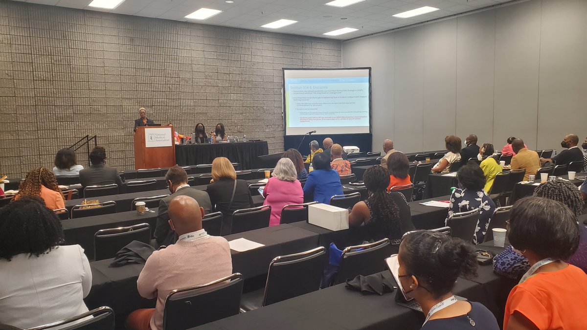 Learning from amazing psychologists and teachers on how to advocate for our children #NMA2022ATL #pedsnmapearls