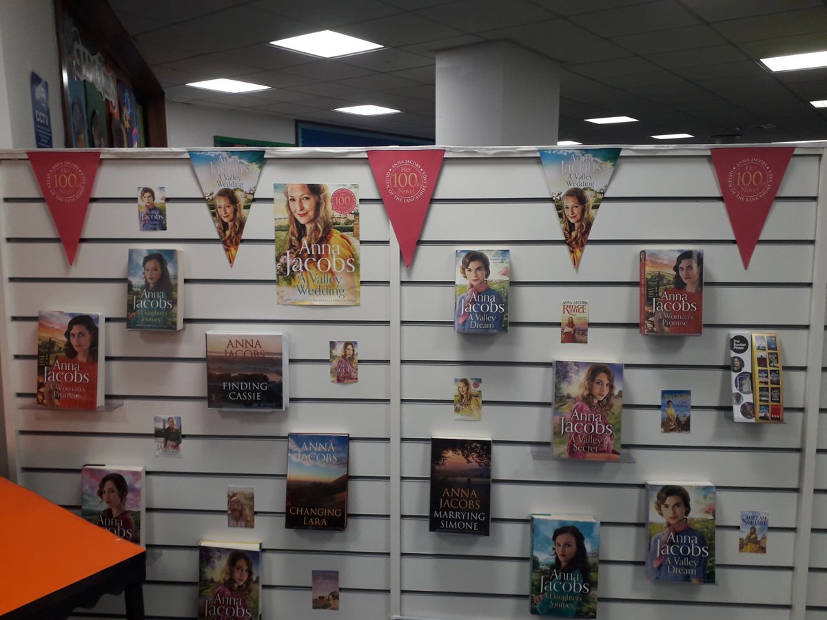 covlibraries's tweet photo. Get your copy of Anna Jacob's 100th title 'Valley Wedding' along with many of her other stories from Coventry Libraries @covlibraries @readingagency @HodderBooks #AnnaJacobs #ValleyWedding https://t.co/sImxMCuKwN