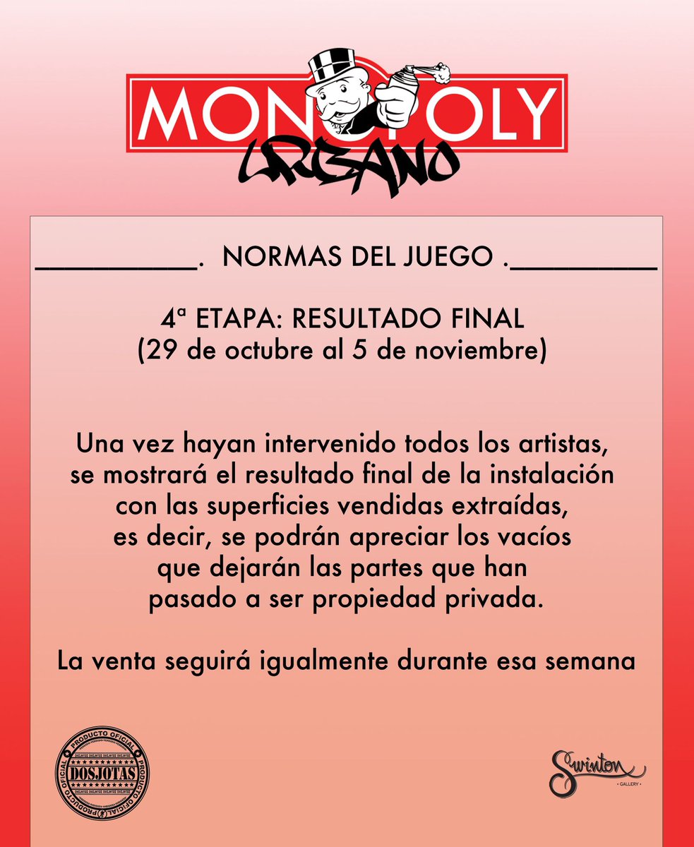 dosjotas2js's tweet image. ¿Te apetece una partida al MONOPOLY URBANO?

¡El juego comienza! 

COMPRA, VENDE… ¡GANA!
