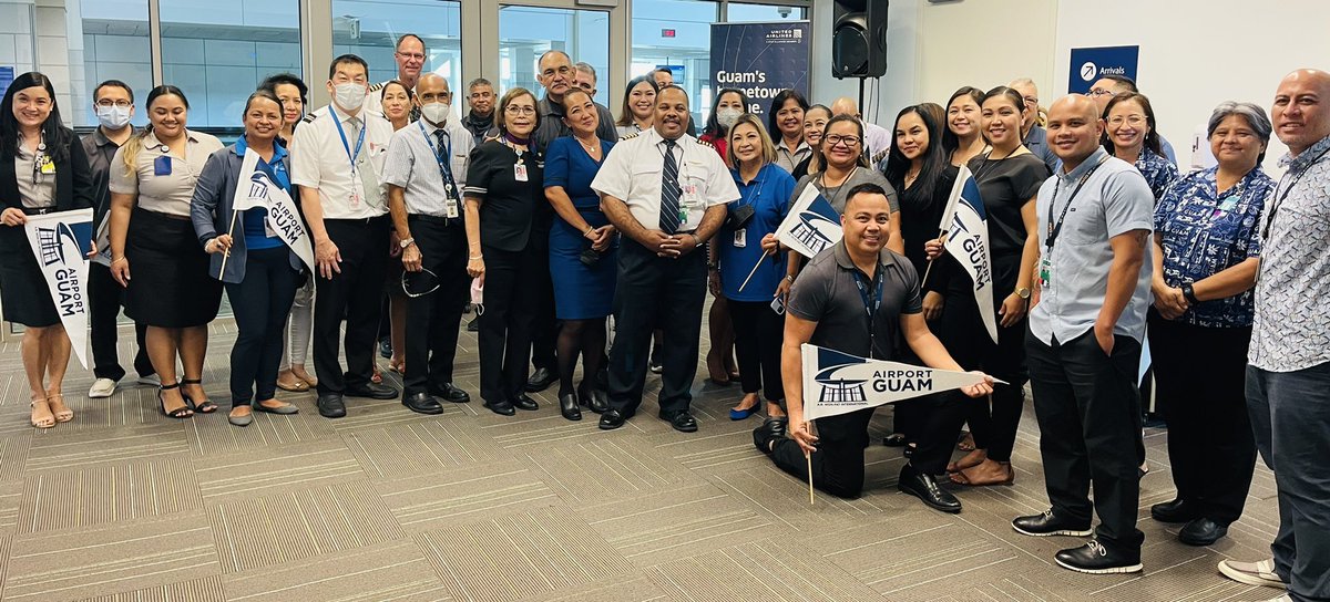 Welcome to Guam! Proud to welcome back our Nagoya-Guam service!