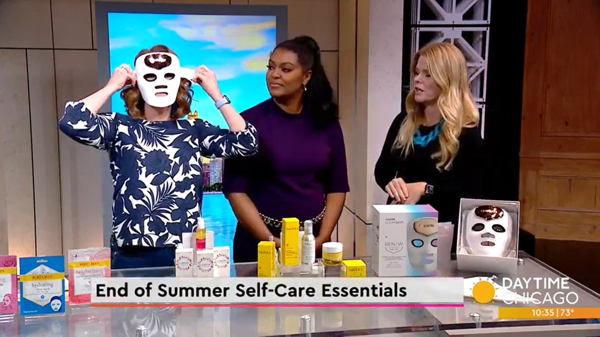 End Of Summer Self-Care on Daytime Chicago youtu.be/d8hakY0pNGA ✨ 
LUSTRE® ClearSkin RENEW Pro Facewear ✨ All the back-to-school essentials for the kids - and for you. lustreclearskin.us
