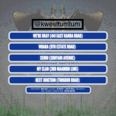 korporate_ink's tweet photo. Just like the first track on this amazing body of work “we’re okay” because indeed we’re gonna be okay 👌 @kwesitumtum #kandahighway 🔥✅
#NewProfilePic https://t.co/FCLNuuRHY0