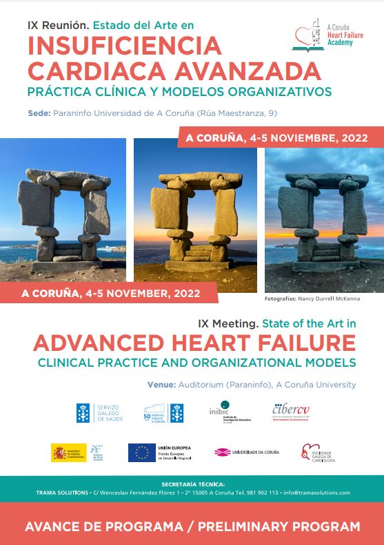 #InsuficienciaCardiaca avanzada: práctica clínica y modelos organizativos @UDC_gal 4-5 noviembre 📑Programa preliminar ya disponible 👉cibercv.es/media/3053623/… Con @marisa1109 @JCuencaCastillo