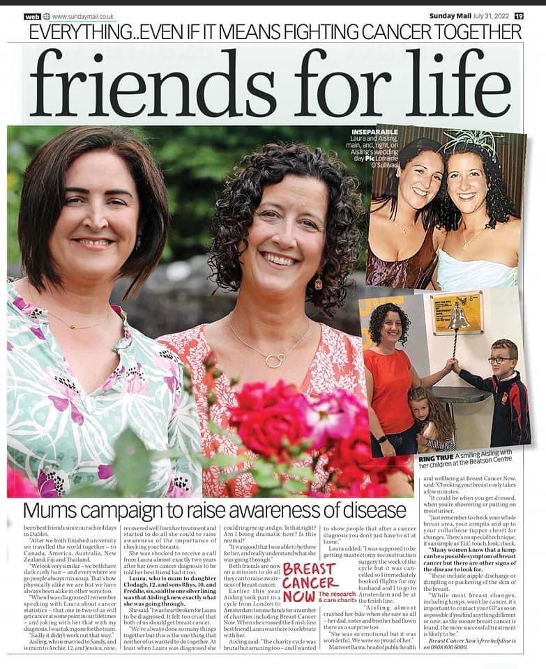 Aislingloch's tweet photo. Lovely article with an important message💕 reminding men &amp; women to do regular checks @BreastCancerNow @CoppaFeelPeople https://t.co/37zawYaaDj