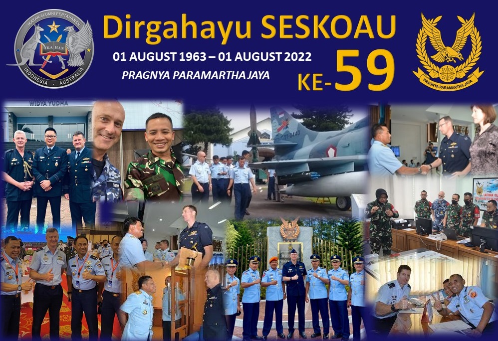 IKAHANid's tweet photo. Atas nama Alumni IKAHAN, kami mengucapkan selamat hari jadi SESKOAU @_TNIAU yang ke-59. Semoga sukses selalu sebagai lembaga yang dihormati dalam mempersiapkan pemimpin masa depan Angkatan Udara yang disegani di kawasan ini. #moresecuretogether https://t.co/dwD2go6uO6