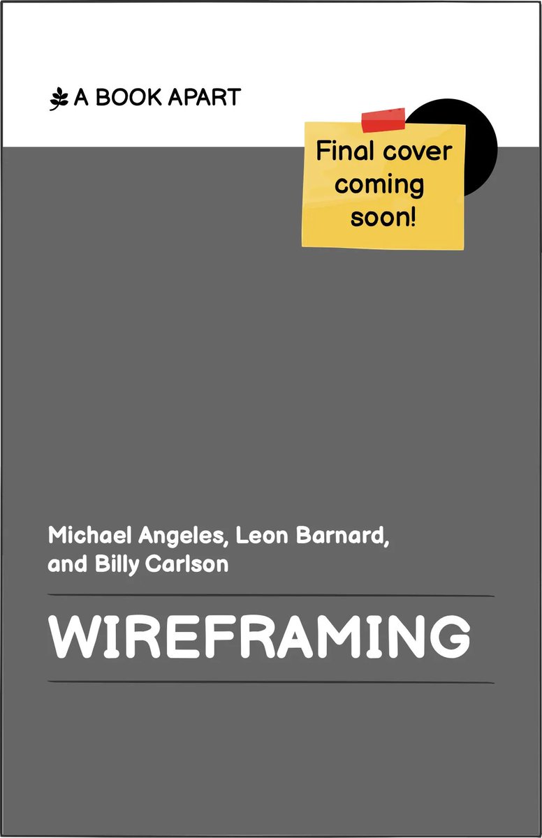 I've learned a lot about #wireframing in my 10 years working at <a href="/balsamiq/">Balsamiq</a>. Pretty much everything I know is in this book. Sign up to get notified when it's out!
buff.ly/3zJfYqc