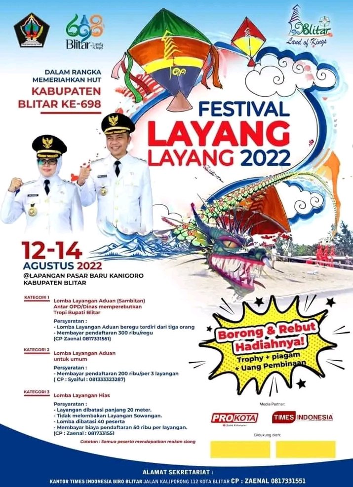 Bulan Agustus ini bulan idaman, monggo tumut, #Blitarraya #BlitarKeren #BlitarLandOfKings #AyoKunjungBlitar