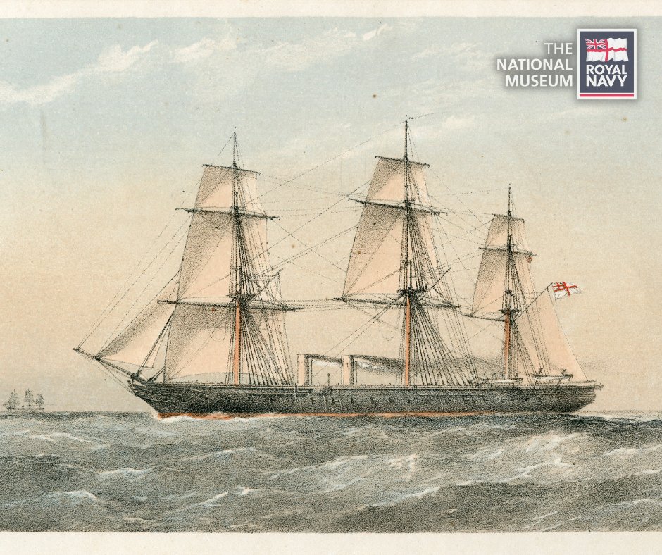 #OnThisDay 1861 HMS Warrior was commissioned - 161 years ago. She was one of the world’s most heavily armoured and largest warships ever constructed. Her innovative design sparked a naval arms race which saw her become outdated and decommissioned in 1883. #NMRN #NavigateTheNavy