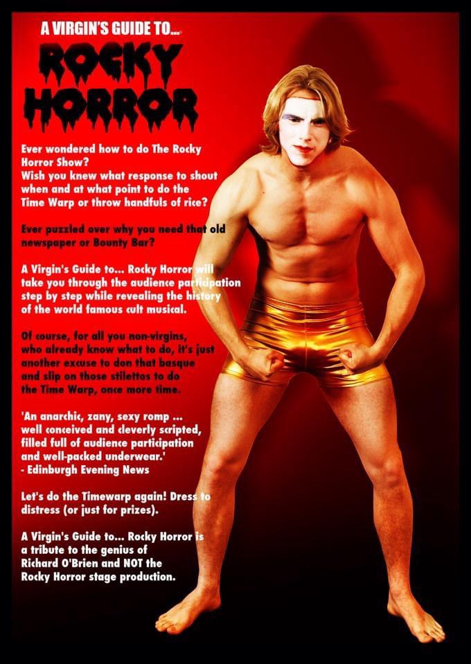 LiamRudden's tweet photo. Eight years ago today, A Virgins Guide… was preparing to return to #EdFringe, where it premiered in 1994.
#ItsJustAJumpToTheLeft
#MondayMemory
#EdFringe https://t.co/oLC1aKffFy