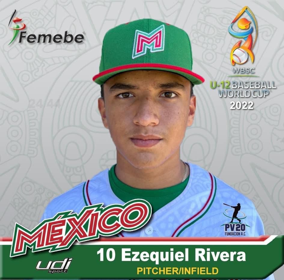 SportsMedia_Mex's tweet photo. El sinaloense Ezequiel Rivera Velarde es el líder de HR hasta el momento en el Mundial U12.
#U12worldcup #asibeisoficial #saleelbatazo #sportsmediamx #YoAmoElBeis #ISDE #FEMEBE #estosiesunjuego https://t.co/kNVorvKI8y