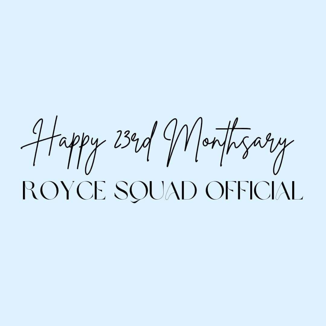 roycesquad_blcn's tweet photo. Road to 2nd Anniversary 🔥💙 #RoyceSquadOfficial  #OneBigLoveForRoyce 💯 https://t.co/wI76PzH5mc