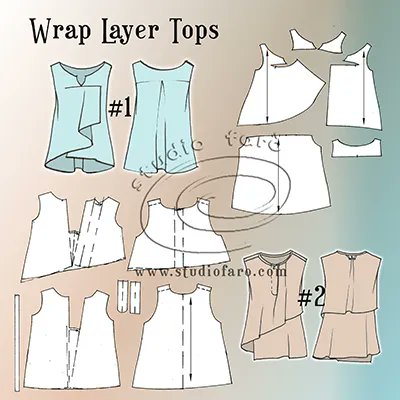 studiofaro's tweet image. Wrap Layer Tops pattern making instructions. buff.ly/3LgNSGy #wraplayertops #patternpuzzle #wellsuitedblog #patternmakinginstructions #creativepatternmaking